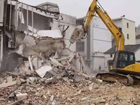 总口管理区旧房改造拆除